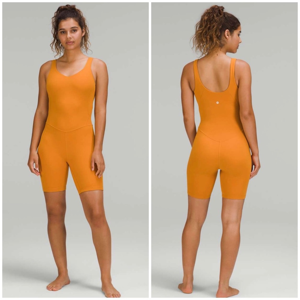 Lululemon Align Onesie Size 12 Autumn Orange Buttery Soft